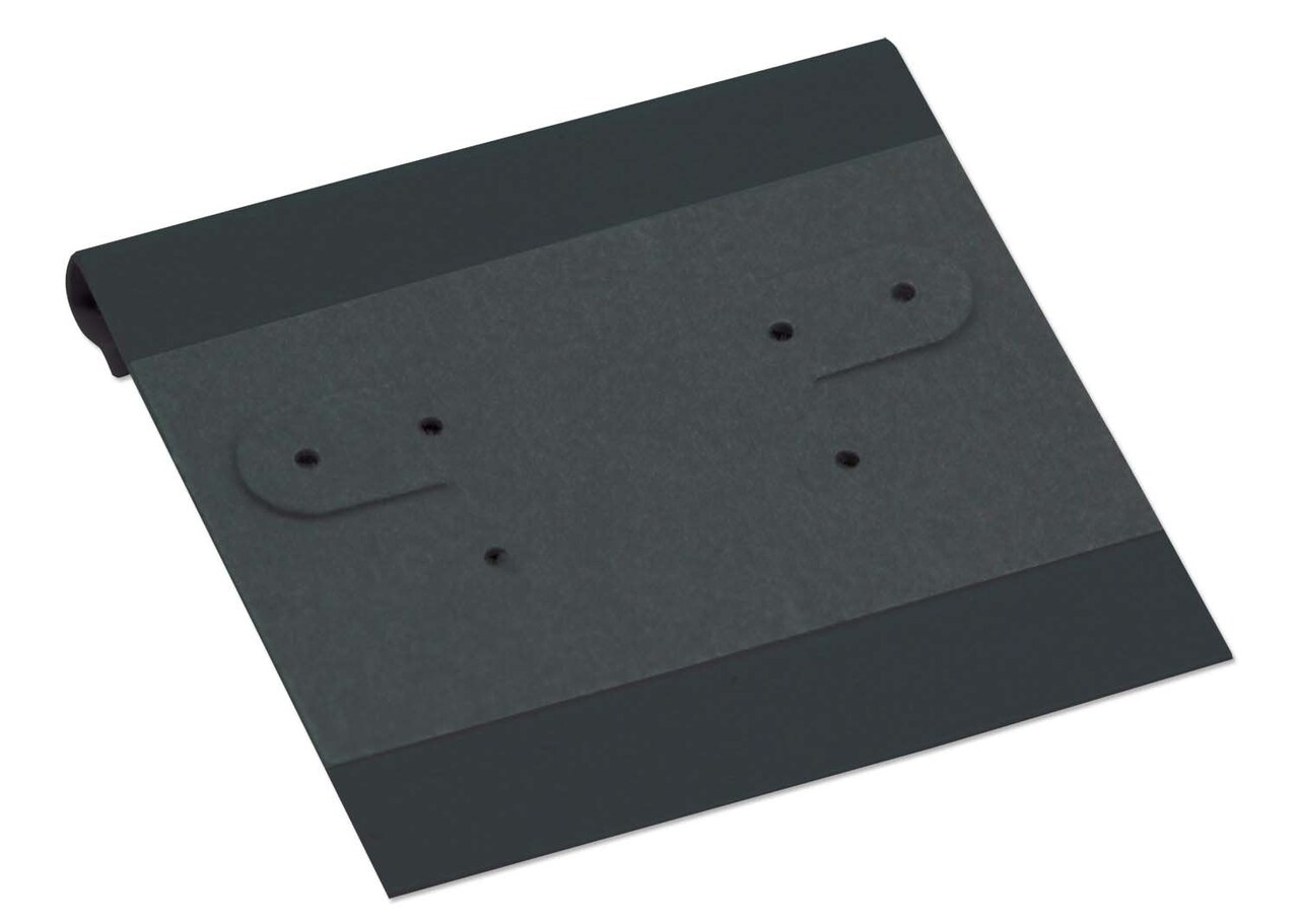 JewelrySupply Hanging Earring Card - Black Flock 2x2 (Package of 100)
